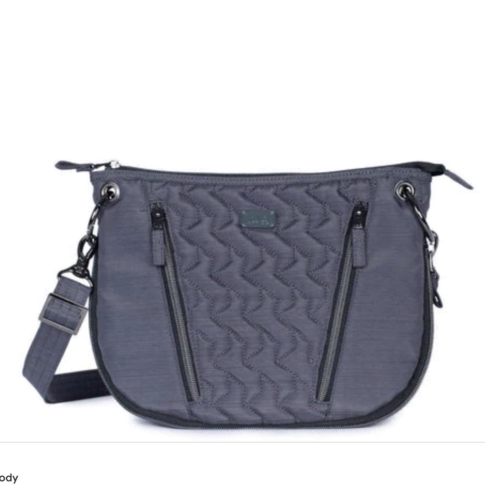 Lug quilted crossbody bag